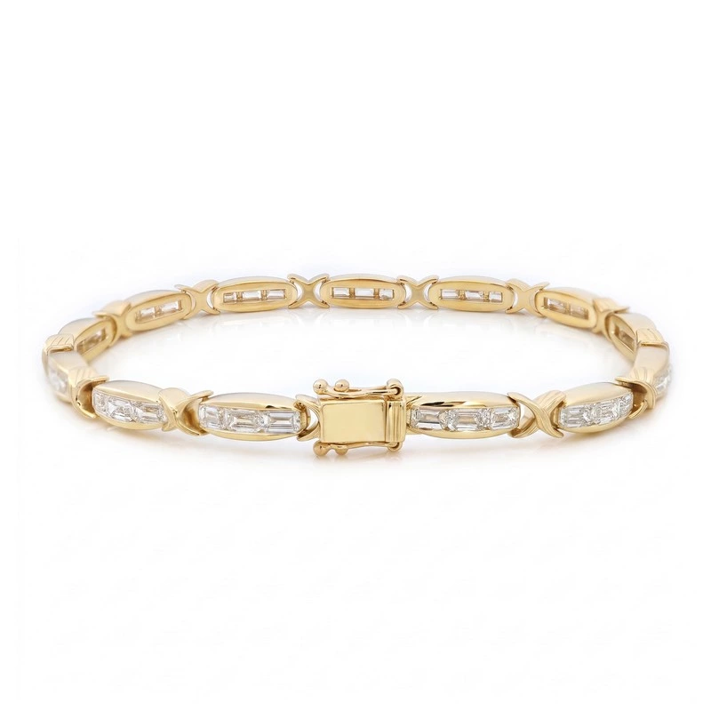 x link Lab Grown Diamond bracelet details