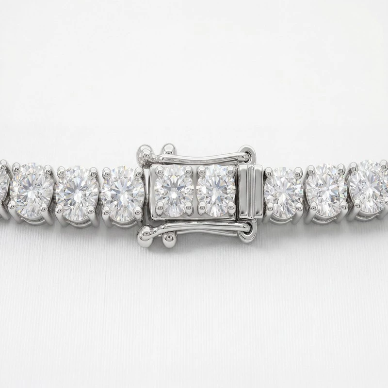 Lab Grown Diamond Tennis Choker Necklace Details