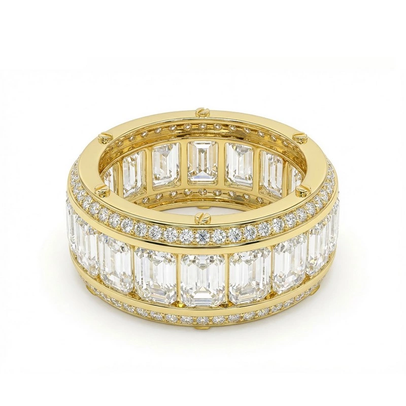 triple row lab diamond tennis bracelet in blank background