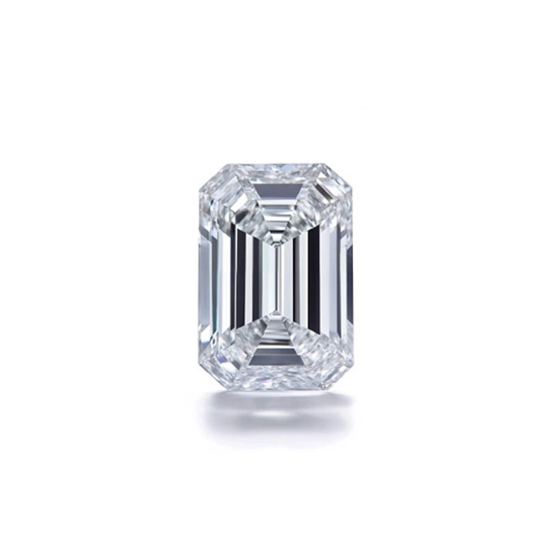 emerald cut loose lab grown diamond