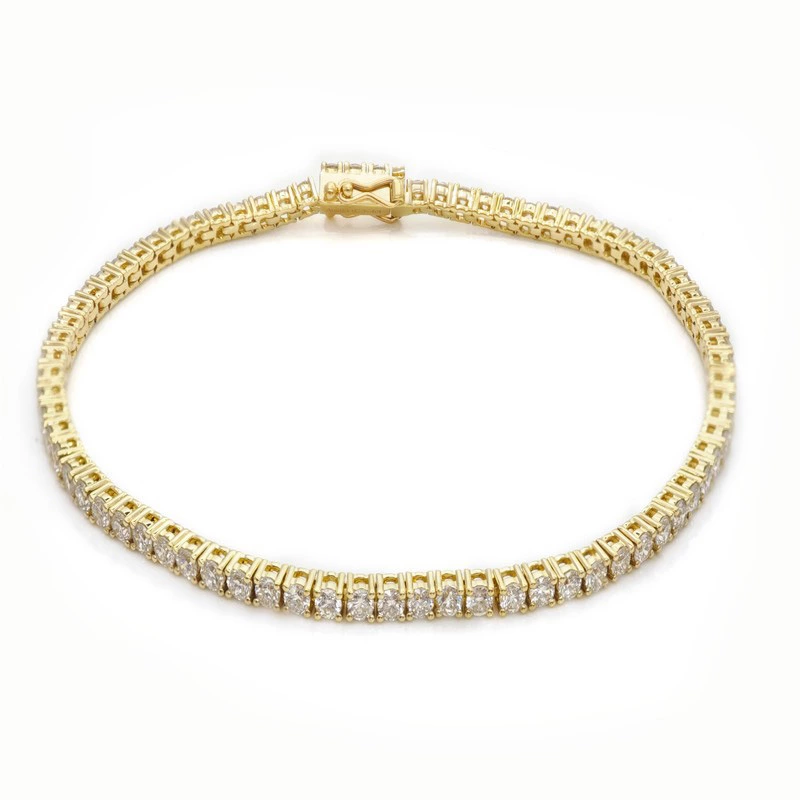 Classic Women's Round Lab Diamond Tennis Bracelet