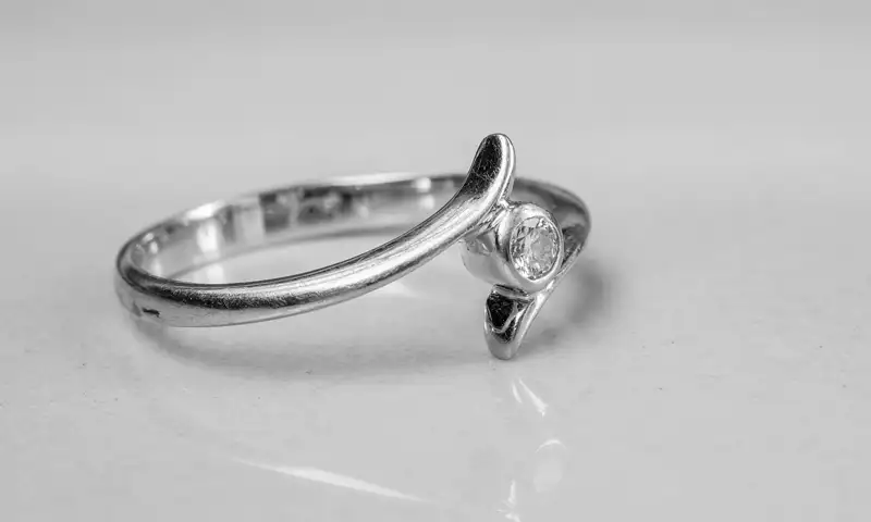 custom bypass solitaire engagement ring